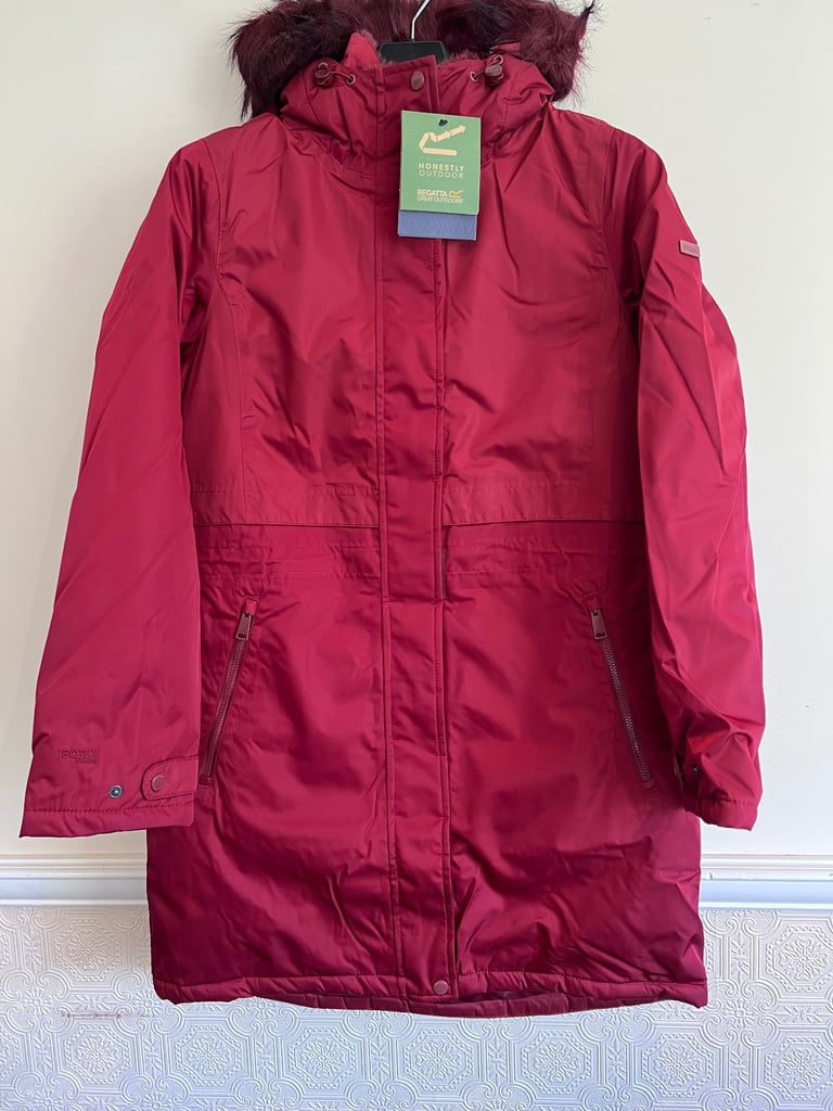 Regatta Lyanna Waterproof Parka – Cabernet – Size 10 / S