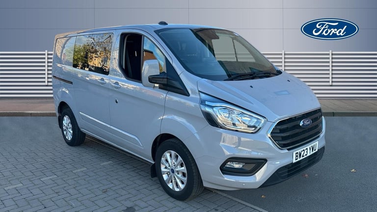 2023 Ford Transit Custom 320 L1 Diesel Fwd 2.0 EcoBlue 130ps Low Roof D/Cab Limited Van Crew Bus ...
