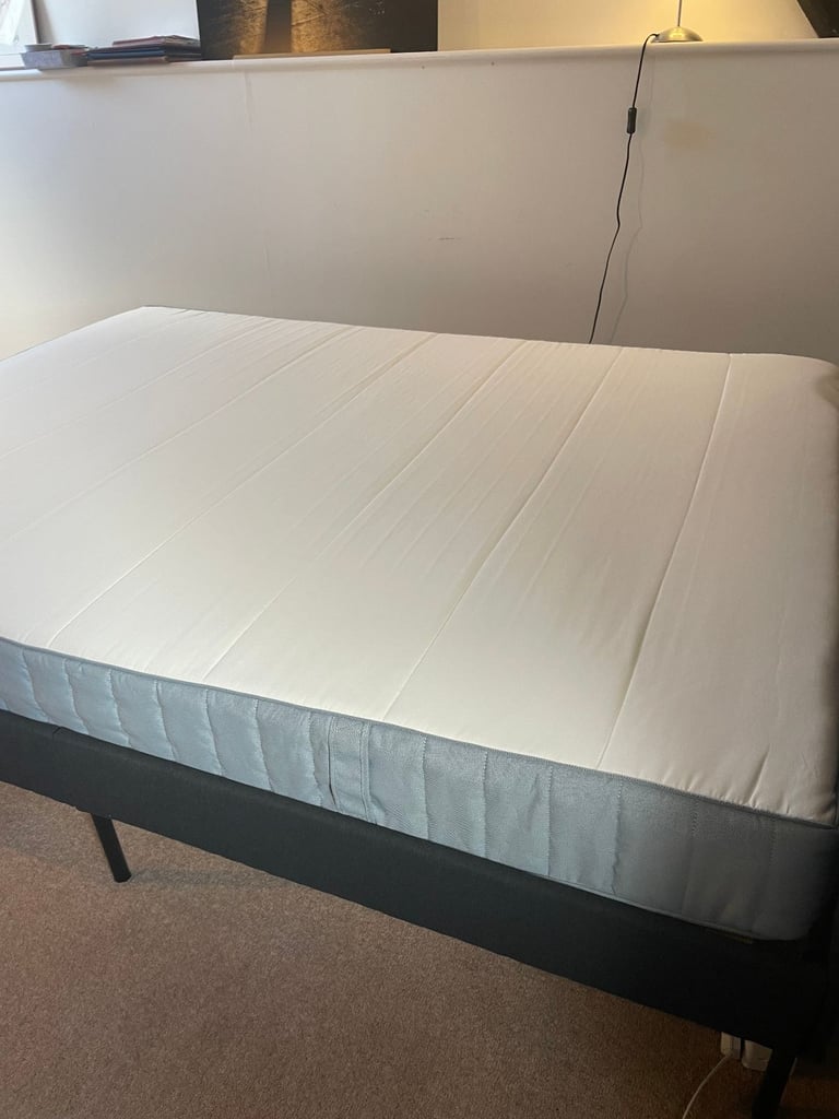 image for King Size Mattress, Bed Frame, Topper - MINTCondition!