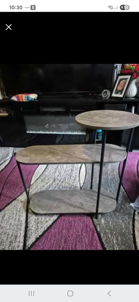 image for 3 layer side table 