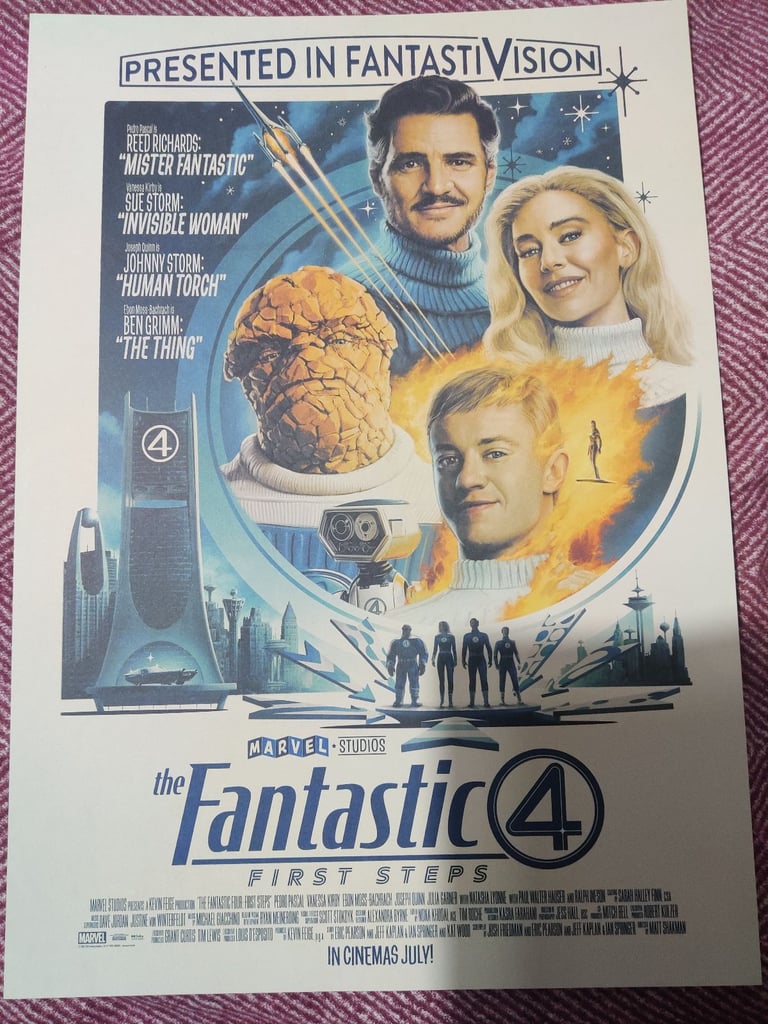 image for Marvel Fantastic Four 4 New Official A3 size Poster Movie Christmas Gift