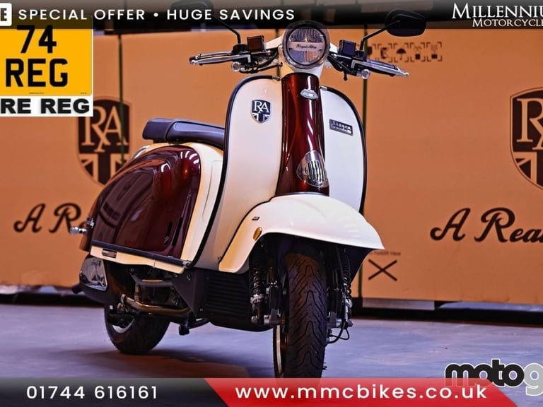 ROYAL ALLOY TG 125 LC TWO TONE MODERN RETRO SCOOTER SERIES TWO