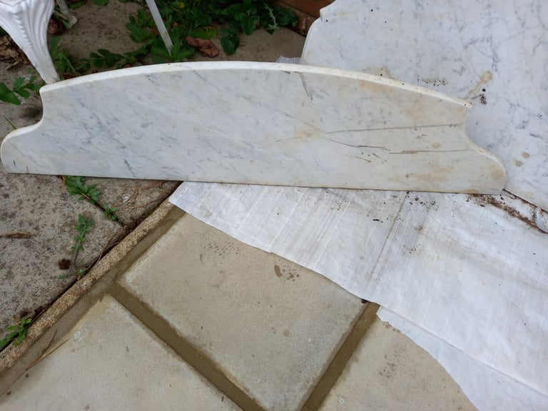 MARBLE FOR FIREPLACE TWO PIECES