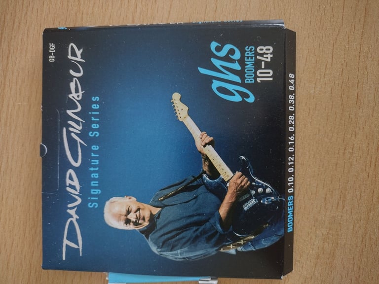 image for David Gilmore Boomer Electric Guitar String Set, NEW, 0.10 to 0.48 guage
