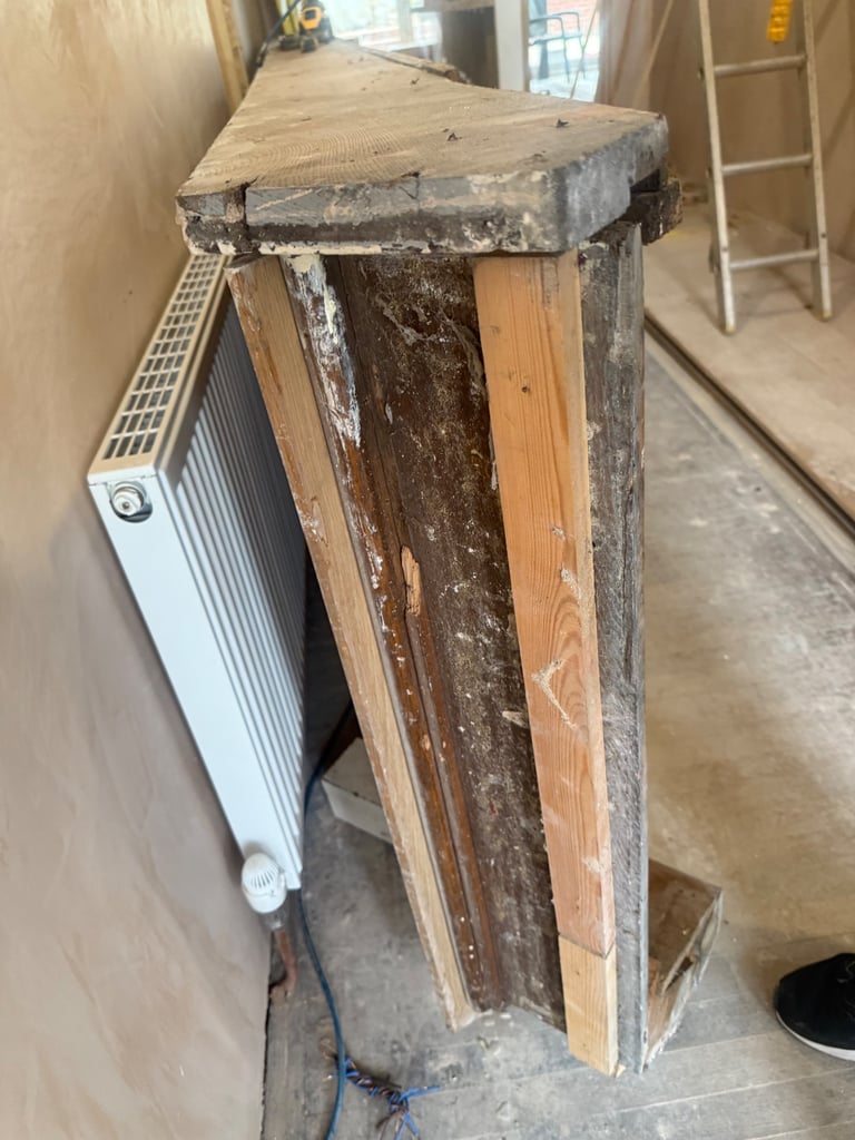 Oak staircase * real oak + weights a ton 