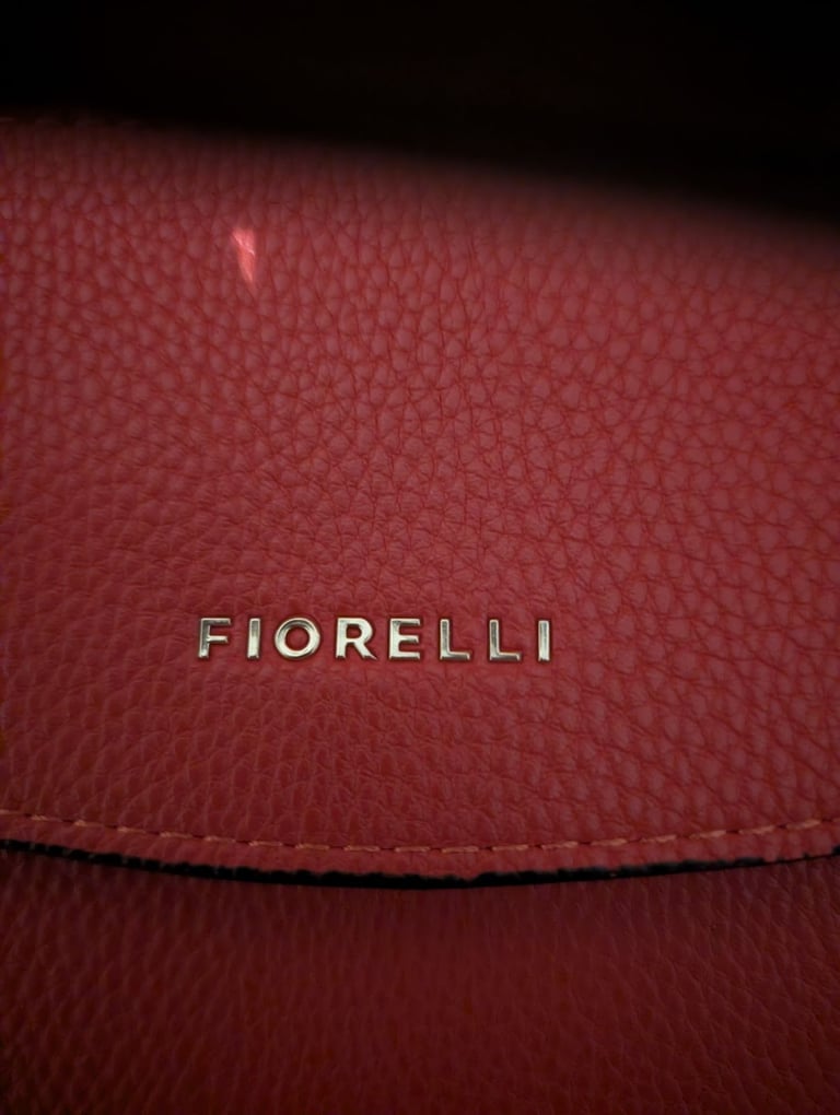 image for Fiorelli handbag burgundy faux leather 