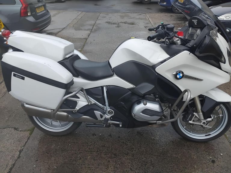 2015 15 BMW R1200RT LC EX POLICE WHITE FSH R 1200 RT LIQUID COOLED