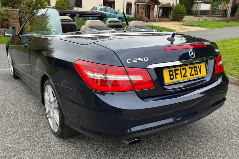 2012 MERCEDES-BENZ E250 CDi SPORT AUTO CONVERTIBLE LONG MOT JUST SERVICED LOVELY