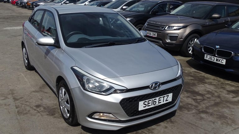 HYUNDAI I20 1.2 Blue Drive S Silver Manual Petrol 2016