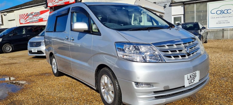 TOYOTA ALPHARD 2 BERTH CAMPERVAN WITH ROCK & ROLL BED & FRIDGE