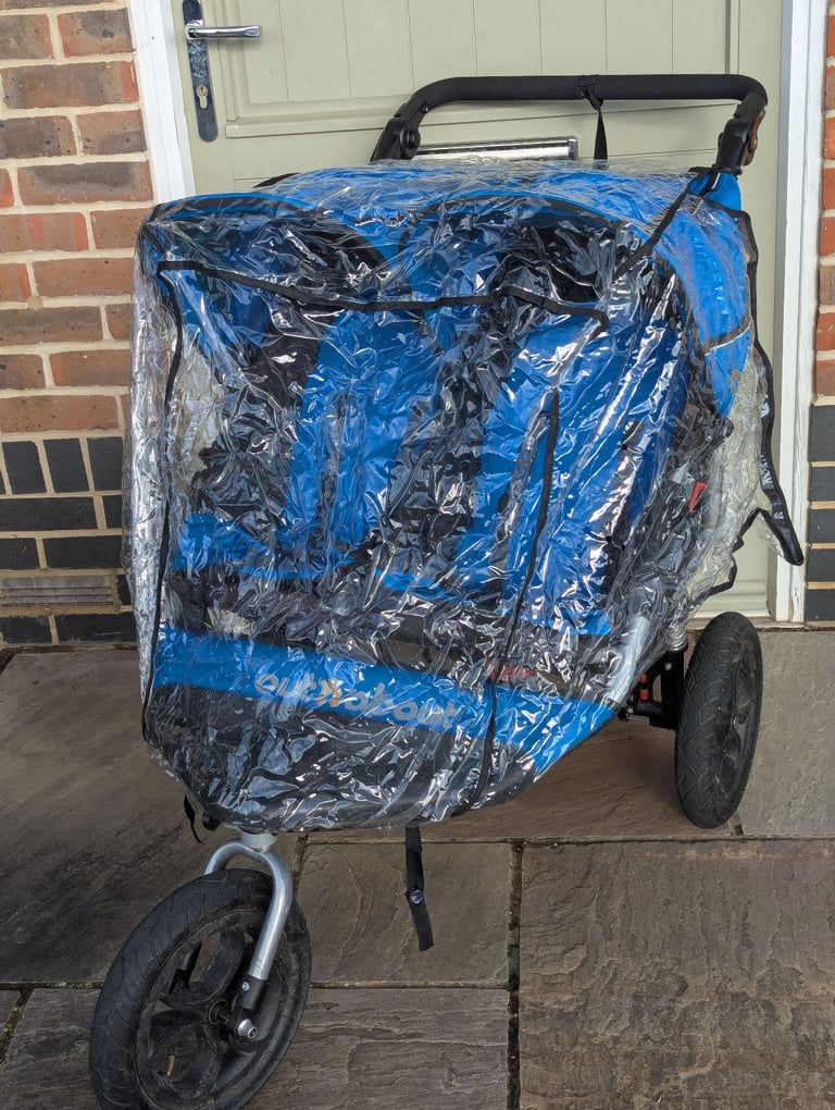 Out n About Nipper Double V4 All Terrain Pushchair Buggy plus extras