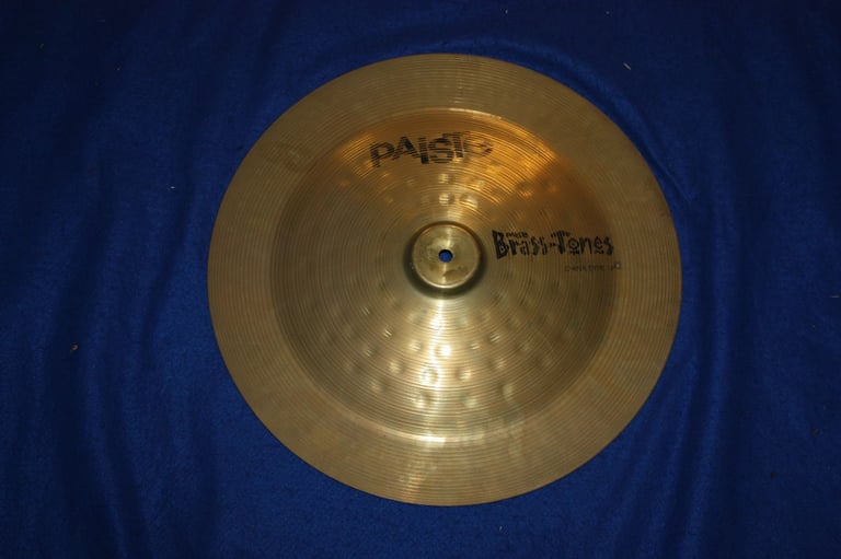 Vintage Paiste Brass Tones China Cymbal 18 inch ~ Weight 1313 Grams ~ £85 ono
