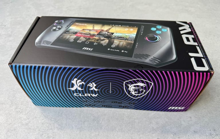 image for BRAND NEW MSI Claw Handheld Gaming 7 inch Console A1M, Windows 11, Intel Ultra 7, 16GB RAM, 1TB SSD