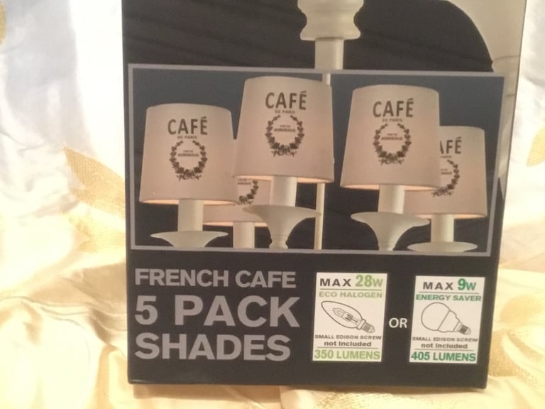 Next Lampshade set of 5 candle bulb shades