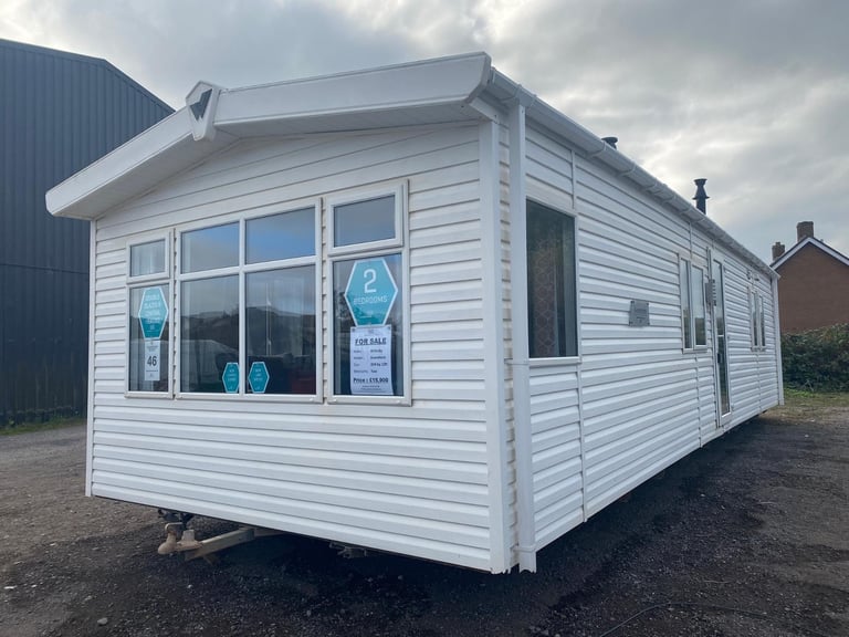 2 Bed Willerby Static Caravan: DG,CG - Offsite Sale for Private Land, Self Build