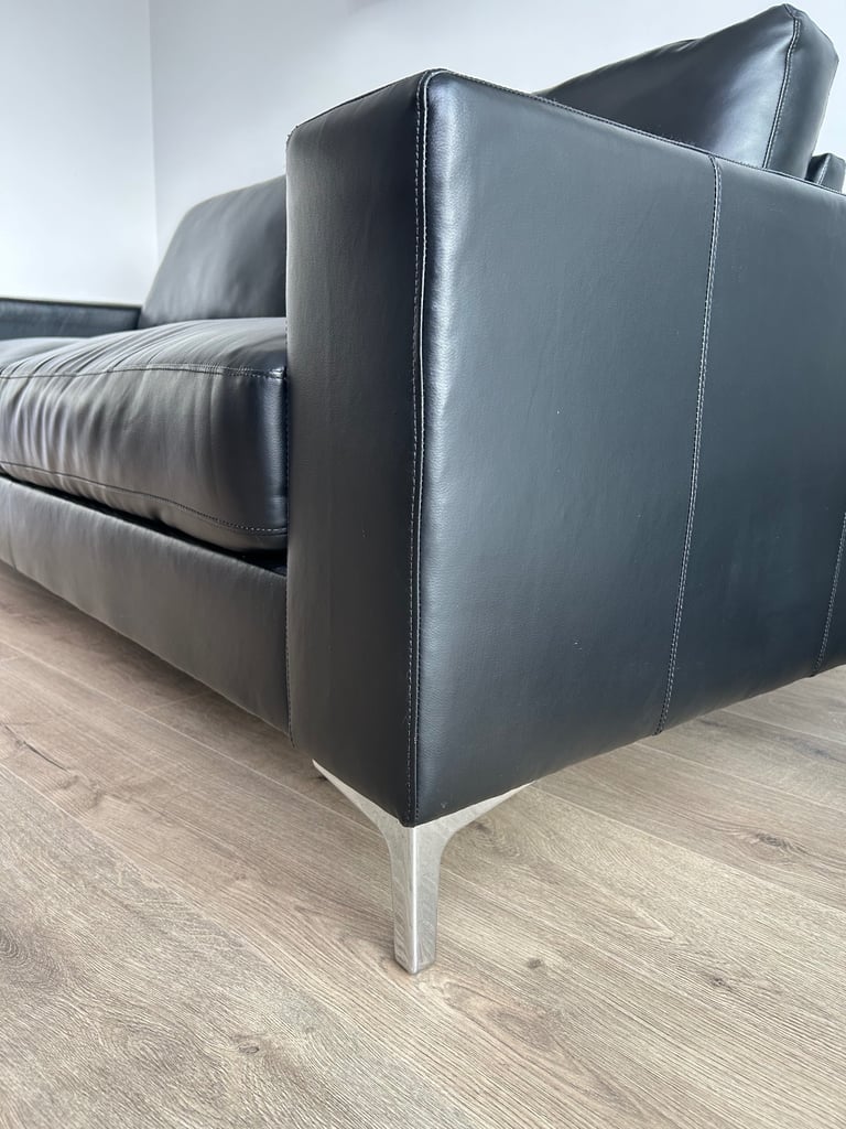 Black Leather Couch