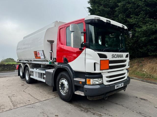 image for 2015 65 Scania P320 6x2 Tasca 19,000ltr alloy 4 compartment fuel tanker 