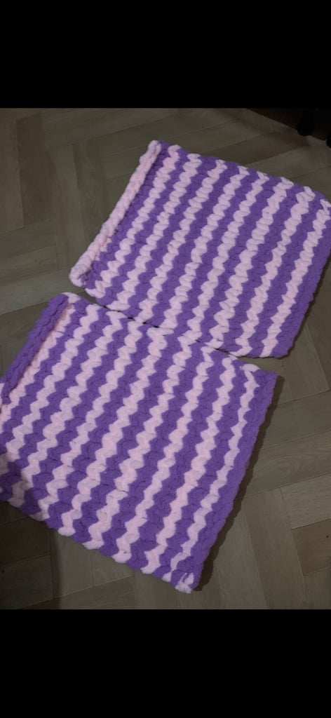  baby blankets hand knitted 