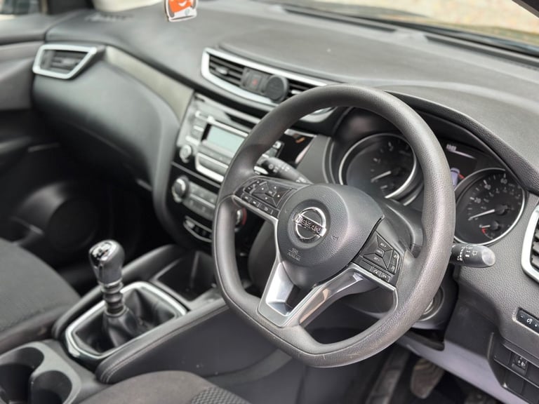 NISSAN QASHQAI 2018 1.5 DCI VISIA DIESEL LOW MILEAGE 51,000 LONG M.O.T EXCELLENT CONDITION GREY