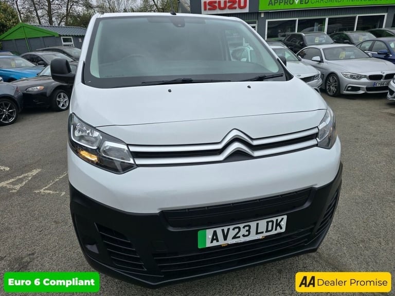 2023 Citroen Dispatch E 1000 75 kWh Enterprise M in white, 12,000 miles, full service history, 1 ...