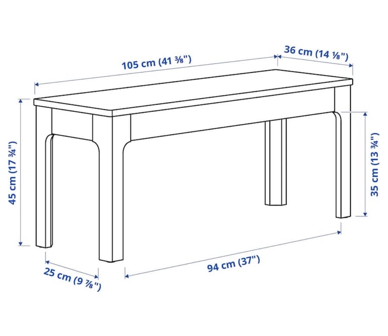  Extending Table and bench 