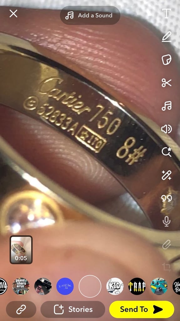 Cartier love ring 