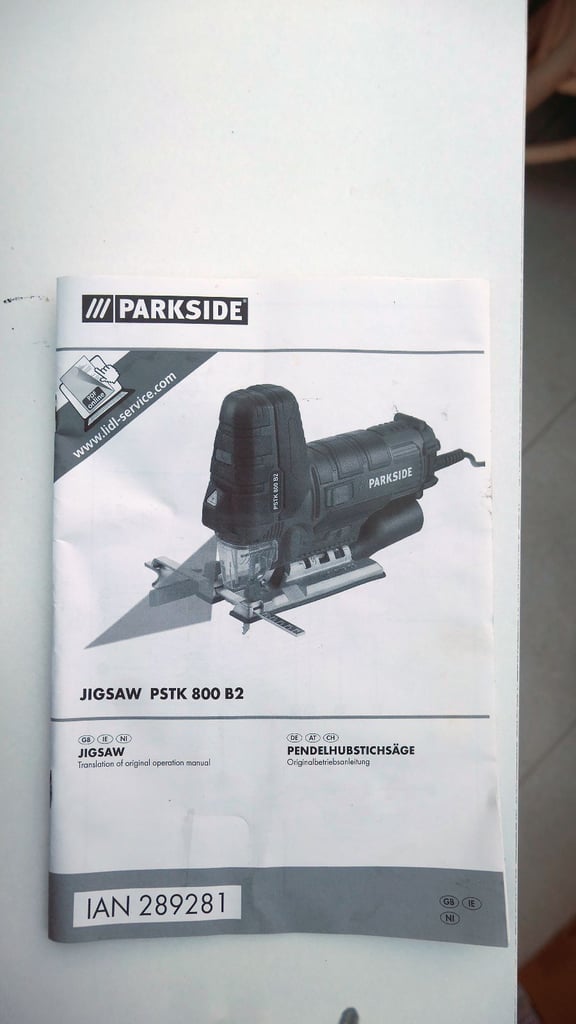 Jigsaw, Parkside PSTK 800 B2