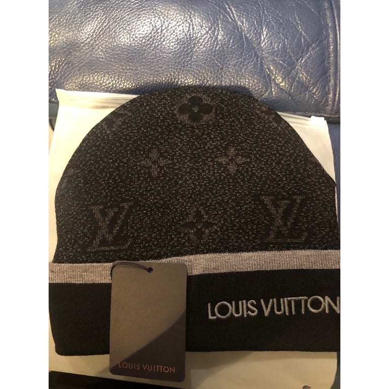 Louis Vuitton My Monogram Eclipse Hat, Grey