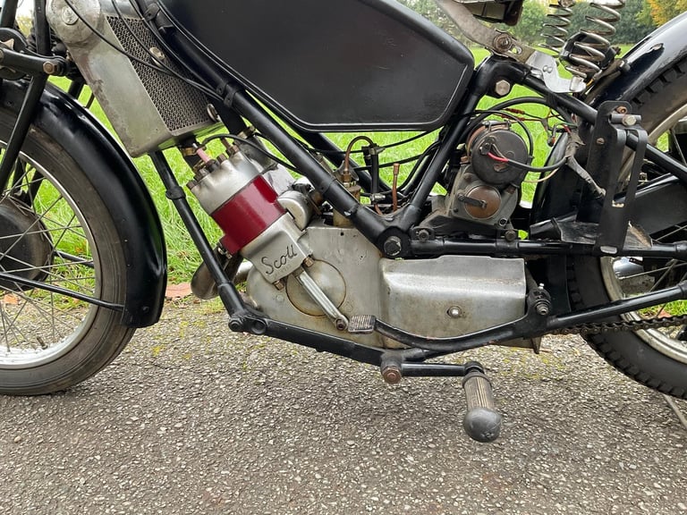 1939 Scott Clubman special with old and v5c