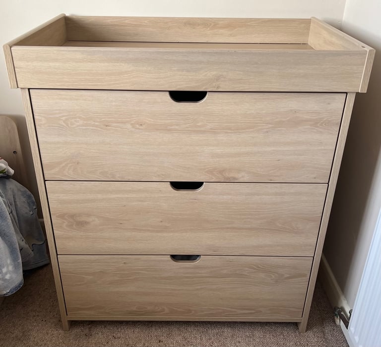Mamas and papas nursery set - cot, wardrobe, drawers and extras 