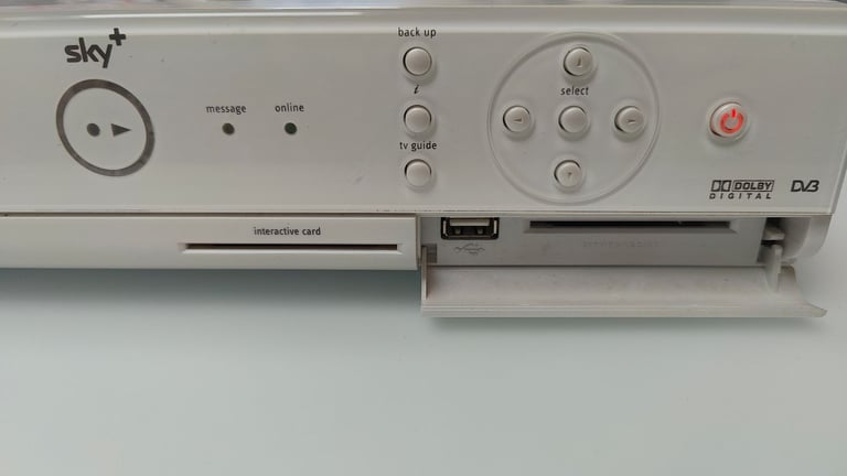 Sky +Box Amstrad DRX280 80GB Satellite TV Receiver Set Top Box White