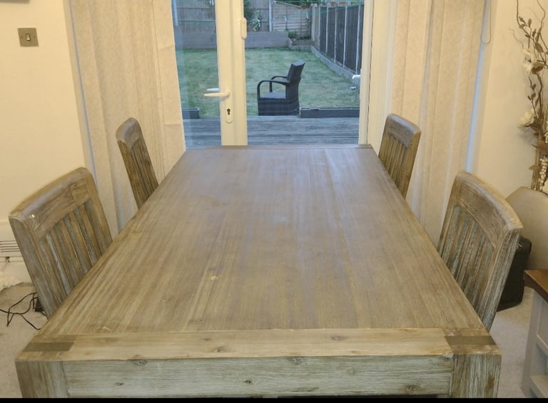 image for Dining table with  and side table 