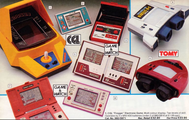 Wanted electronic games 