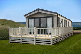 image for Superior Deluxe 40x14 Static Caravan Lodge Mobile Park Home Chalet For Sale