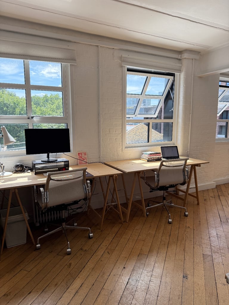 Desk available in creative studio in Shoreditch