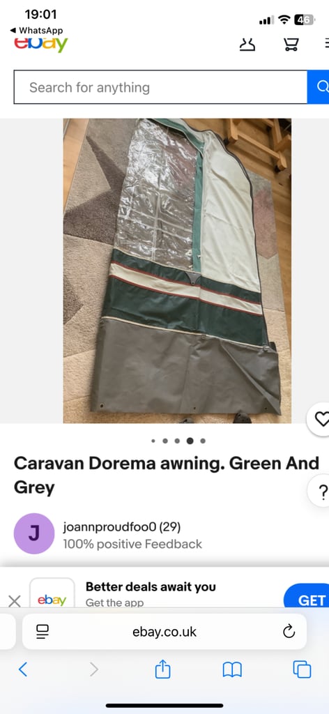 Caravan awning 