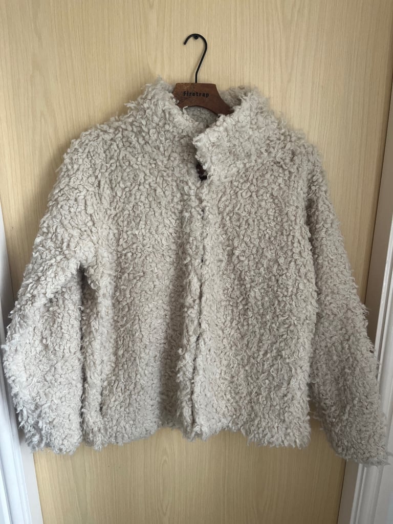 image for NEXT LADIES BEIGE LINED COAT SIZE 12