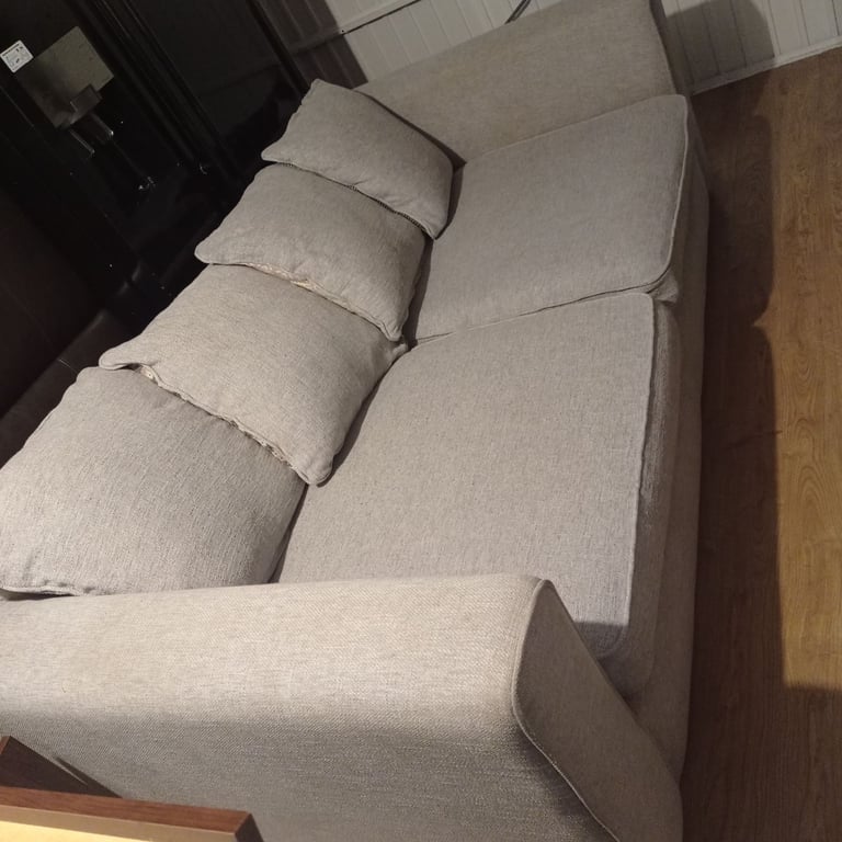image for Fabric three seater sofa 