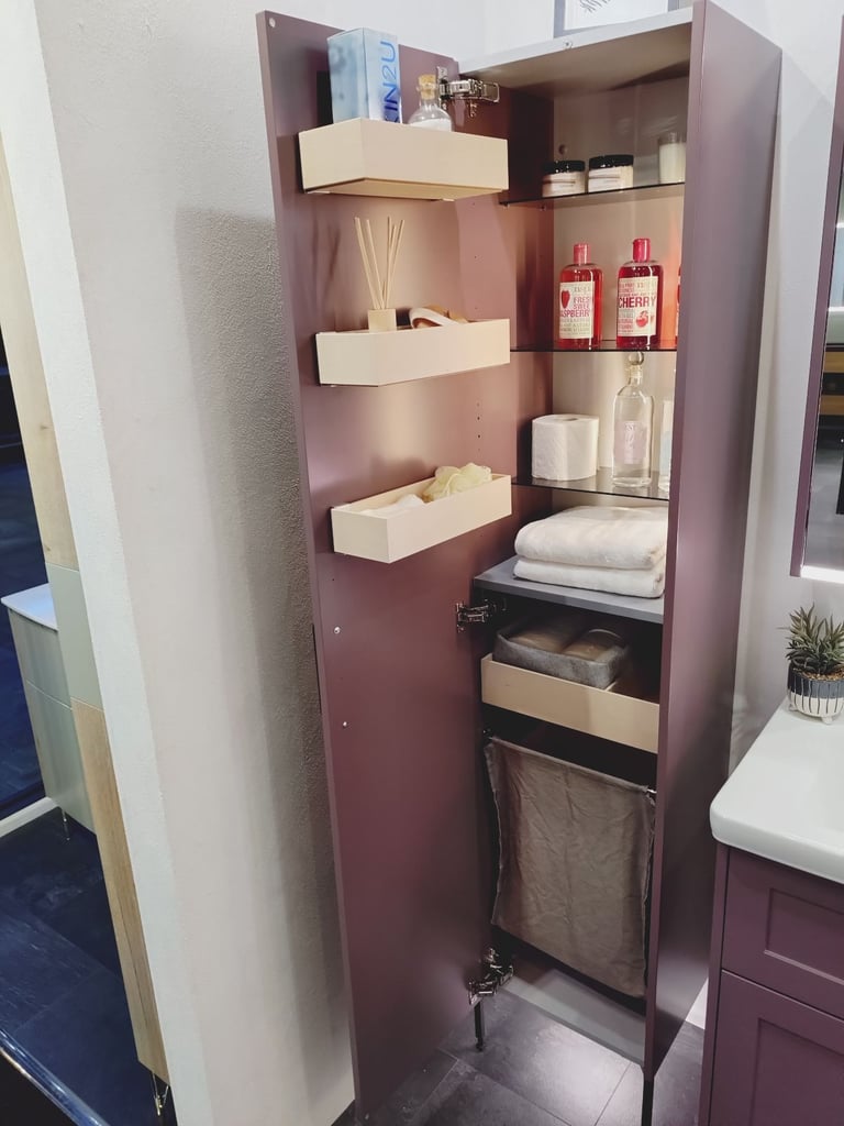 Dansani Luna 80cm Vanity Set Chalky Plum *Manufacturers Ex-display* rrp £6794