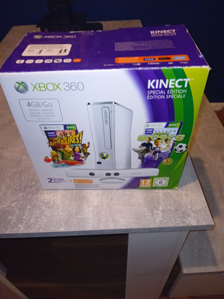 Xbox 360 Slim Console 4GB White Kinect Bundle Prices Xbox 360