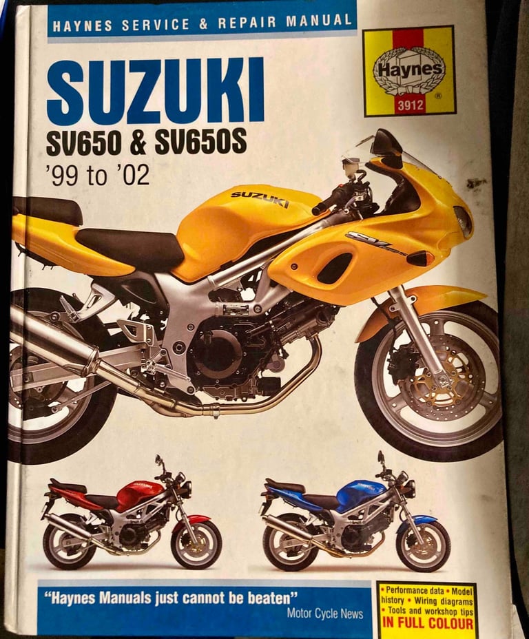 image for Suzuki SV 650 Haynes manual
