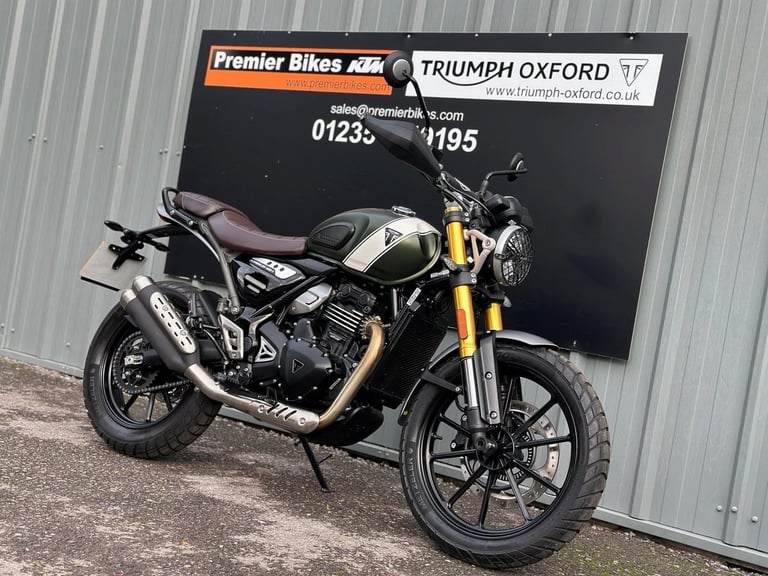 Stunning One Owner 2024/24 Triumph Scrambler 400X Motorcycle 
