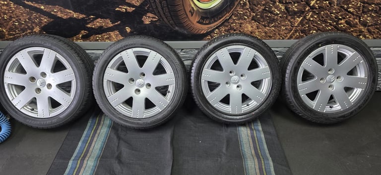 Citroen Genuine 16 alloy wheels + 4 x tyres 195 50 16