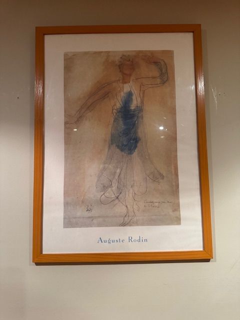 image for Augusta Rodin Art Print " DANCER IN BLUE " 1920