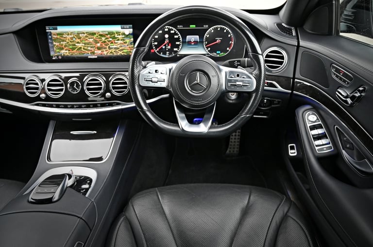 MERCEDES-BENZ S450 L AMG LINE 3.0 [EQ BOOST] MHEV 5DR SALOON 2018 [68] BLACK
