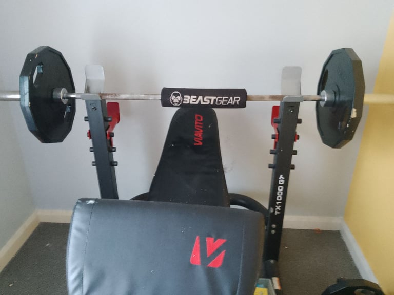 Weight bars bench an weight stand