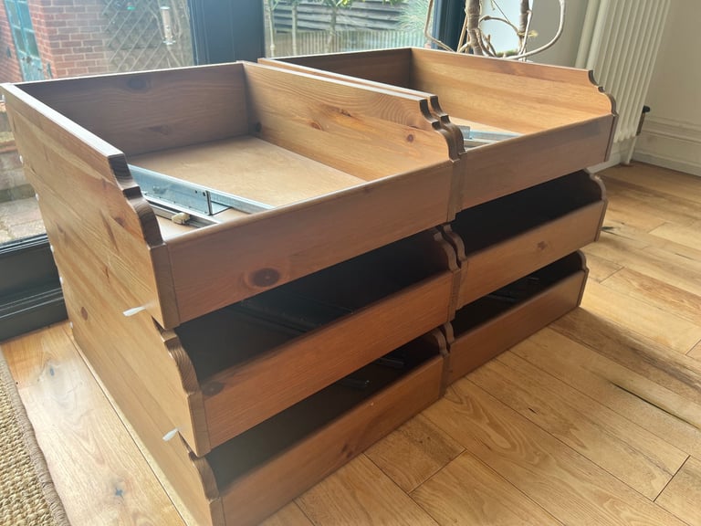 image for IKEA PAX komplement real wood drawers in great condition