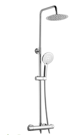 image for CHROME THERMOSTATIC BAR SHOWER ROUND (High Quality Material) --- Only £135
