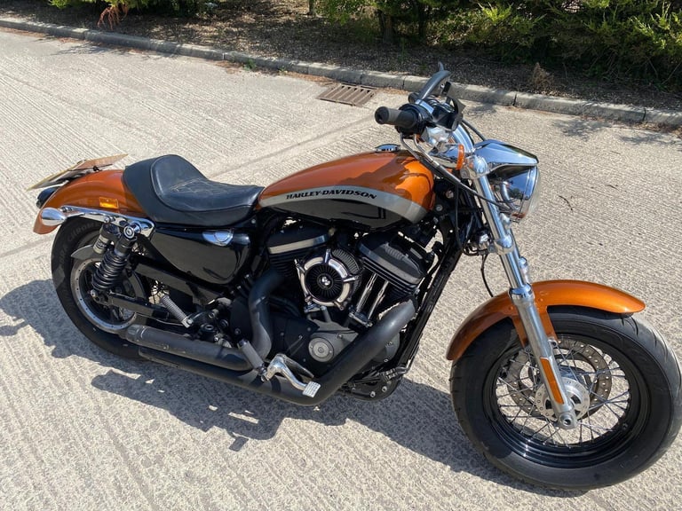 2014 HARLEY DAVIDSON 1200 CUSTOM LIMITED XL CA 14 ORANGE  BLACK SPORTSTER
