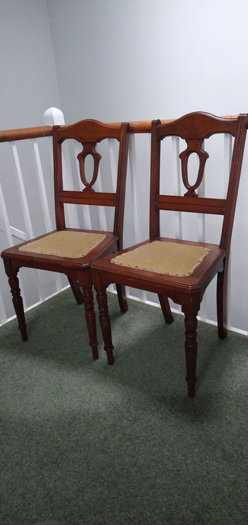 image for Pretty pair of old chairs